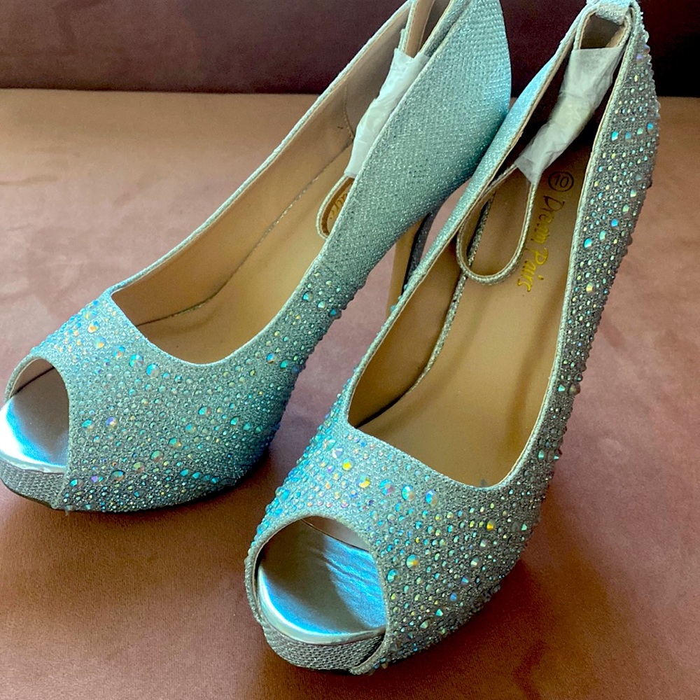 Dream Paris silver heels